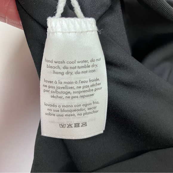 Onia Elena Tie Front One Piece Swimsuit in Black - Picture 11 of 12